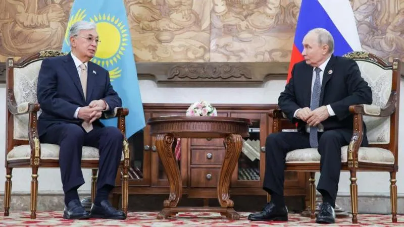 Putin hailed Russia–Kazakhstan ties as a “two-way road”